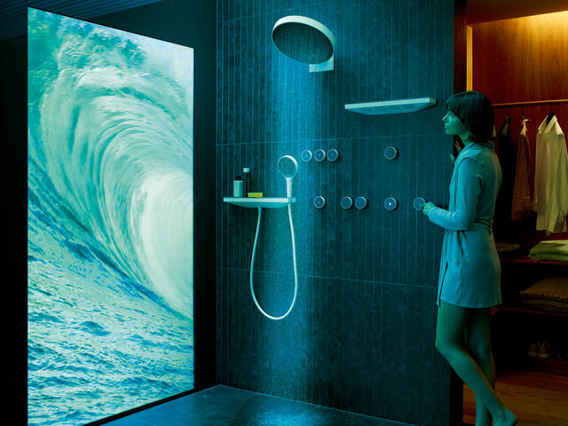 Smart Lighting In Your Shower Hansgrohe Int