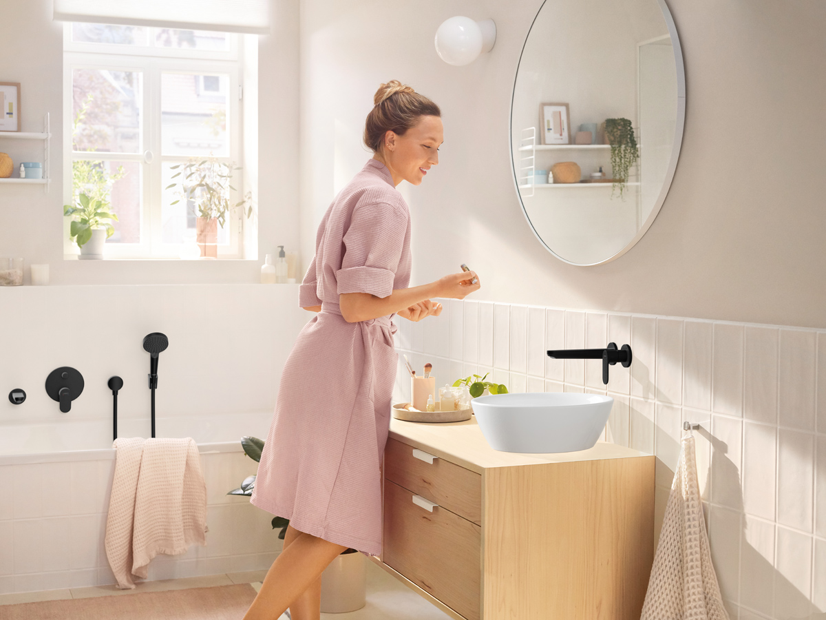 Mitigeur Lavabo Hansgrohe Rebris S - Économie D'Énergie, Chromé, CoolStart