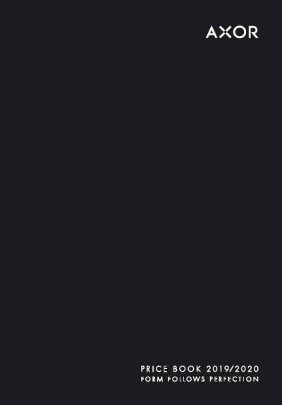 Axor Price Book 2019/2020