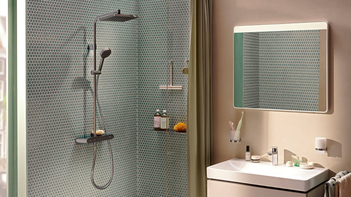 Activera Showerpipe Q met ShowerTablet Select 360.