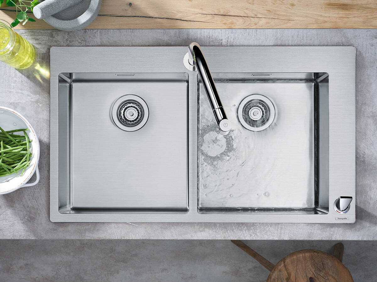 hansgrohe kitchen sink mixers