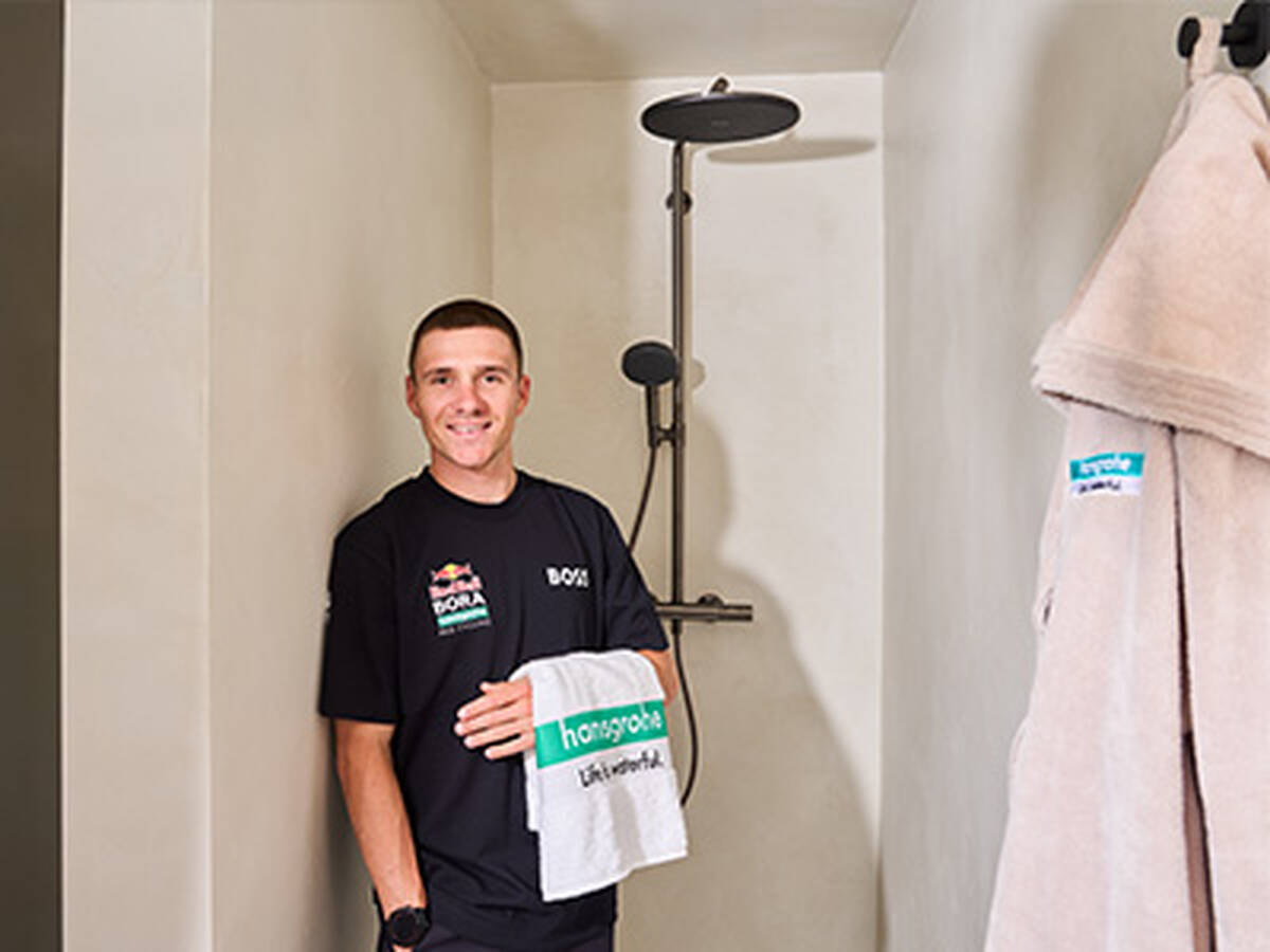 Du sprint à la détente avec hansgrohe