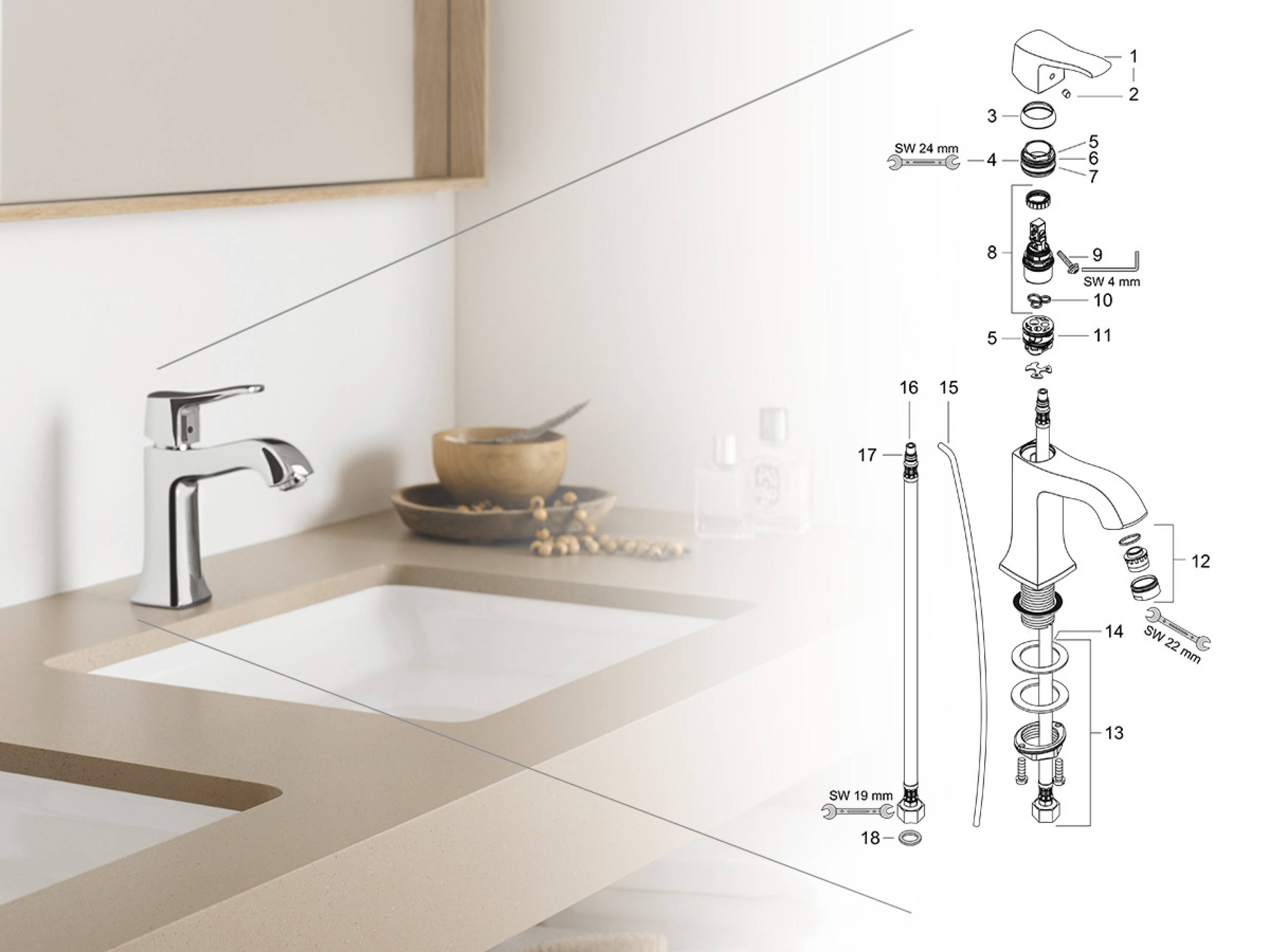Hansgrohe Spare Parts For Bathrooms