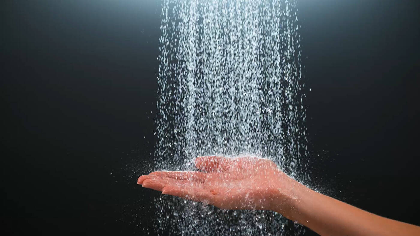 Intense PowderRain, strumień prysznicowy o delikatnych i efektownych mikrokroplach.