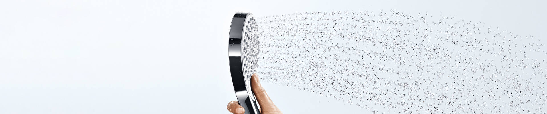 hansgrohe Croma - Juego de grifo de ducha con ducha de mano, spray Rain  AirPower, juego de ducha QuickClean en níquel cepillado, 27185821