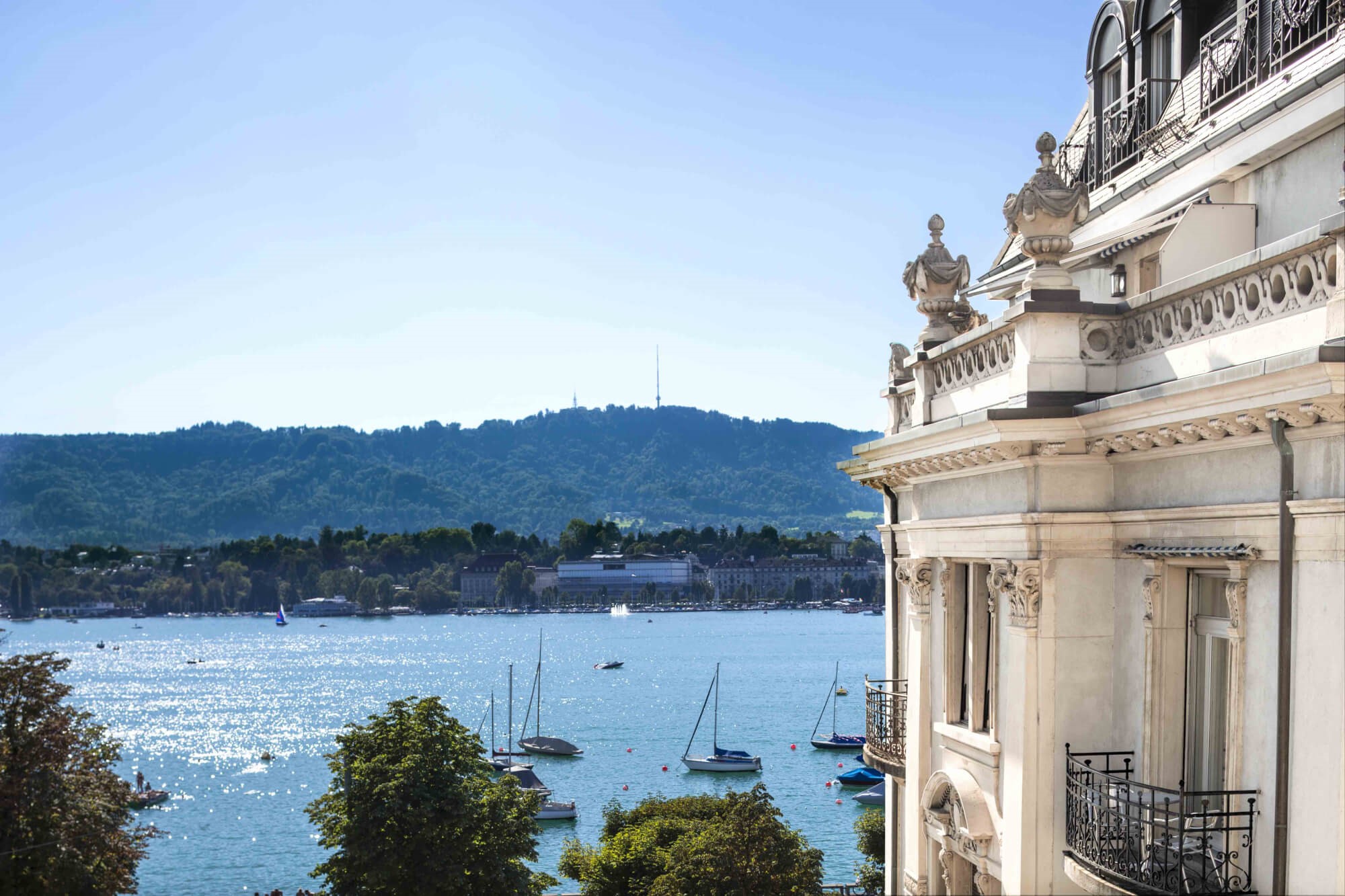La Réserve Eden au Lac in Zurich – невероятный вид.