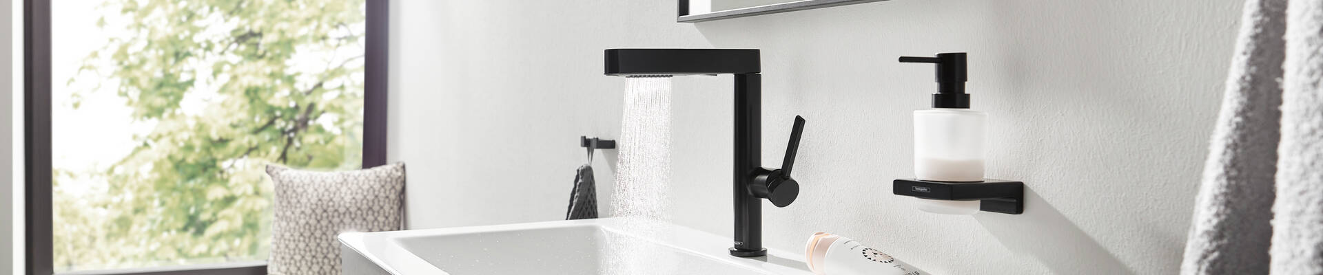 Robinet extractible Finoris avec PowderRain.