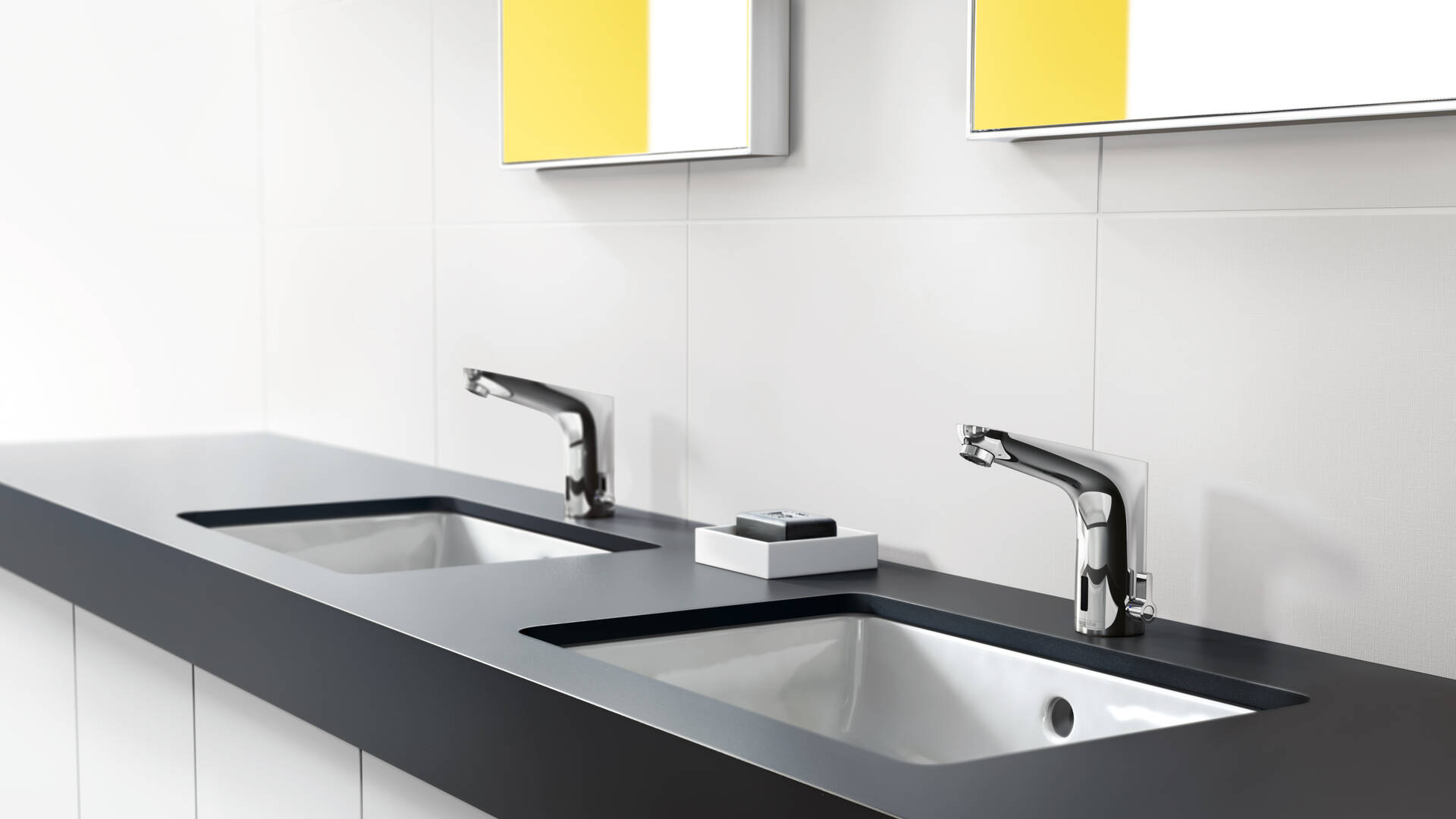 Contactless hand washing with auto start technology: Protect your hands and your health