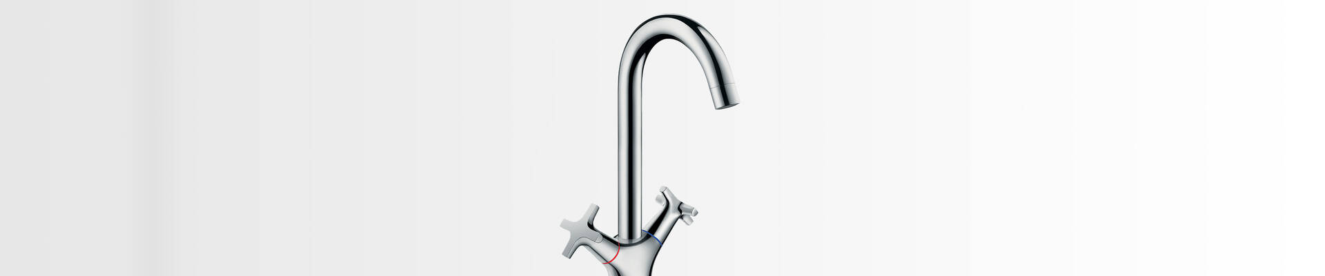 hansgrohe Logis M32: Blandingsbatteri til køkkenet med krydsgreb.