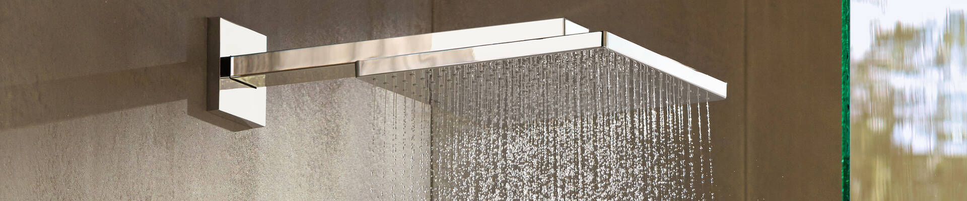 hansgrohe shower head with XL rain shower. hansgrohe shower head with XL rain shower.