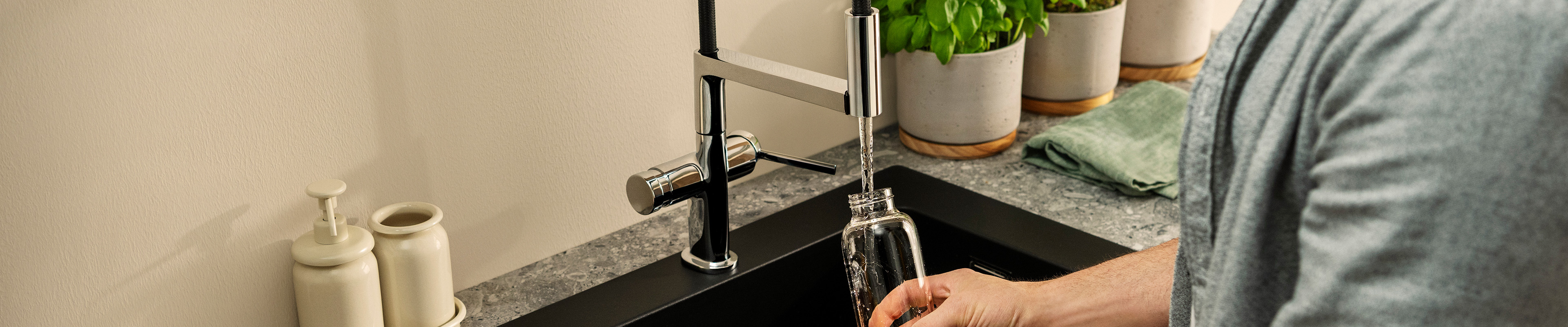 hansgrohe technologies makes life at the sink easier.