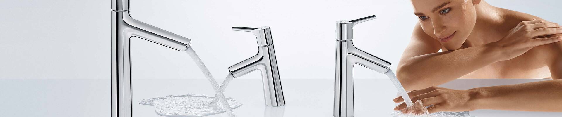 De hansgrohe ComfortZone in drie verschillende varianten. De hansgrohe ComfortZone in drie verschillende varianten.