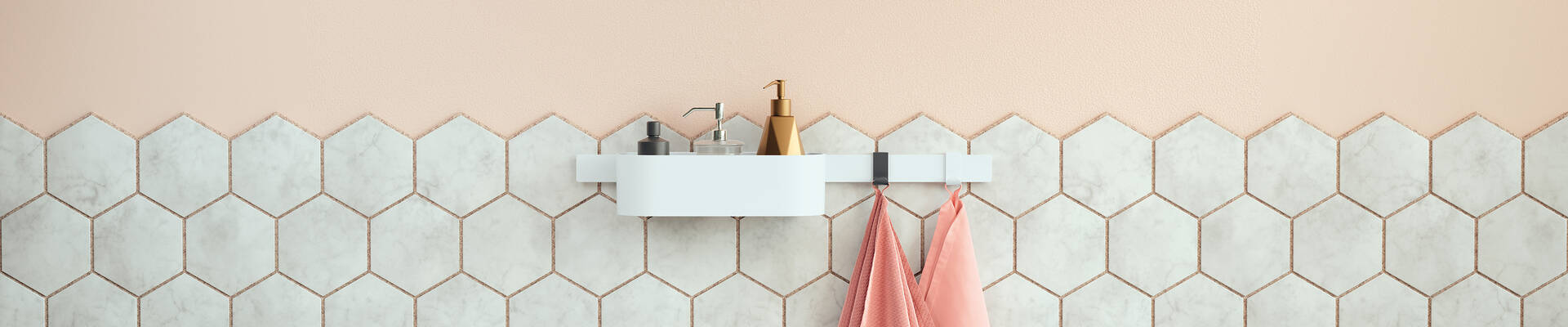 Praktisch en mooi handdoekenrek van hansgrohe.