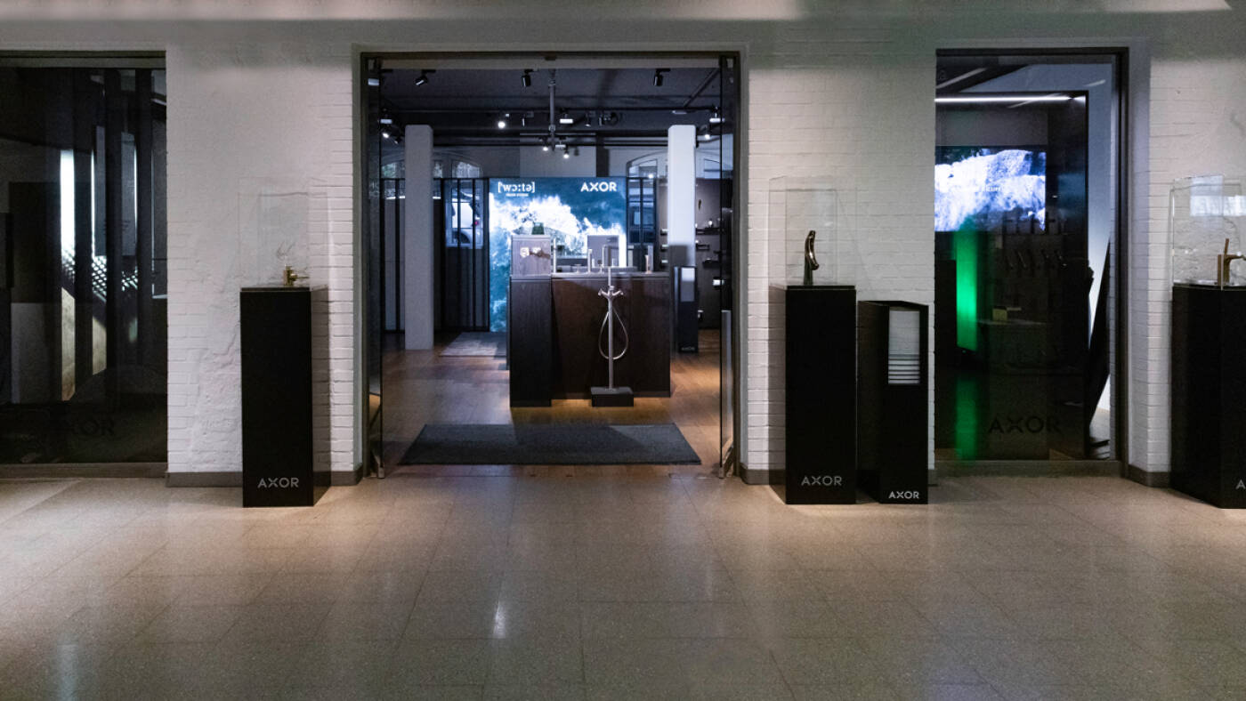 AXOR zeigt im stilwerk Hamburg Luxus für Bad und Küche.