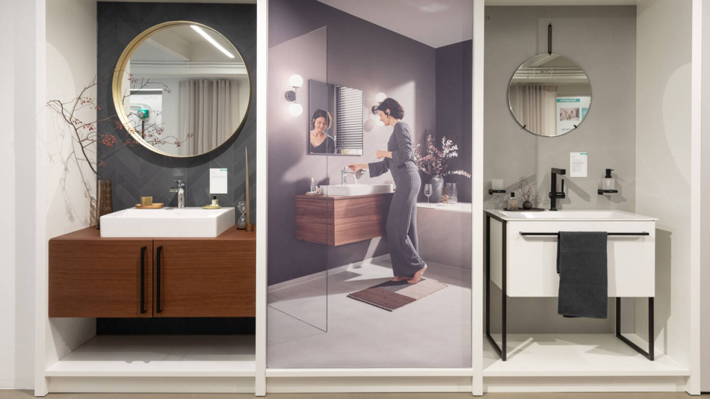 hansgrohe Neuheiten in verschiedenen Stilwelten.