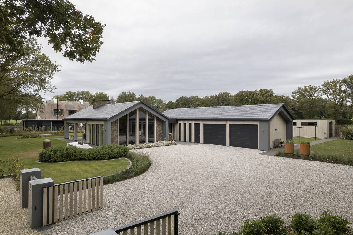 Buitenkant Villa Stroe 