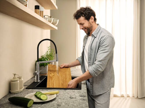 hansgrohe uudistooted: Talis Select M54 PowderSpray