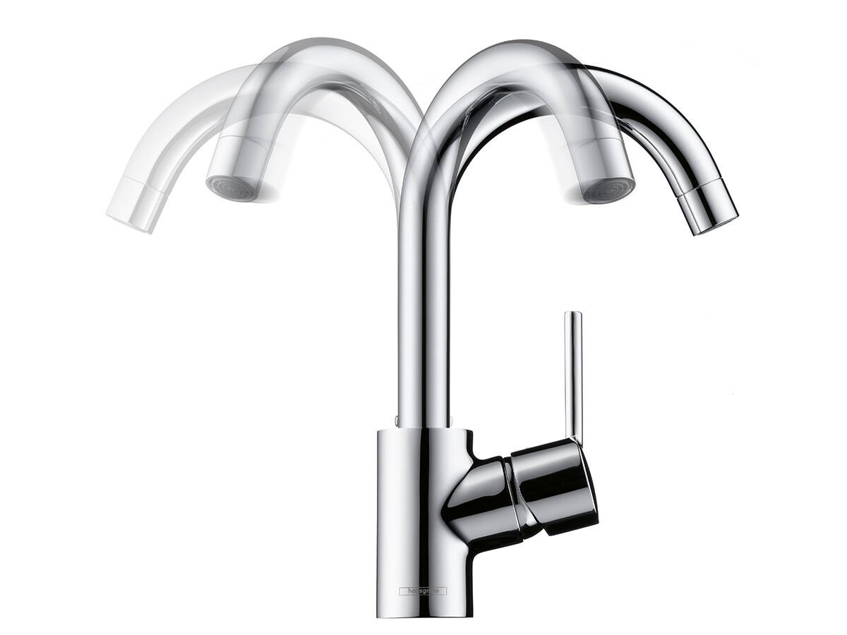 Harbour Acclaim Kitchen Tap with Flexible / Movable Multi-Function Spray -  Brushed Stainless Steel