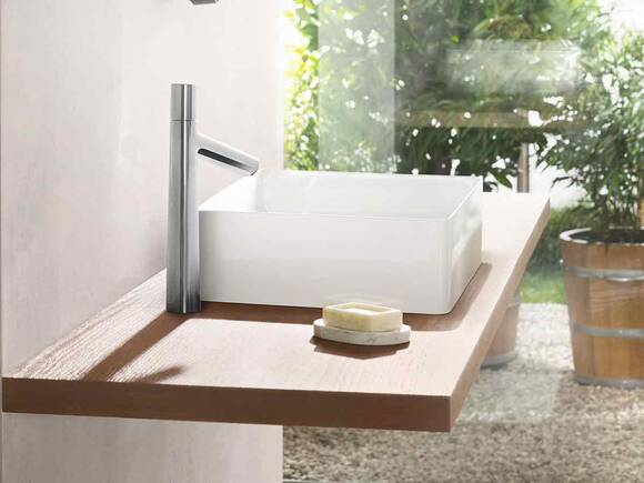 Talis Select basin tap without a lever.