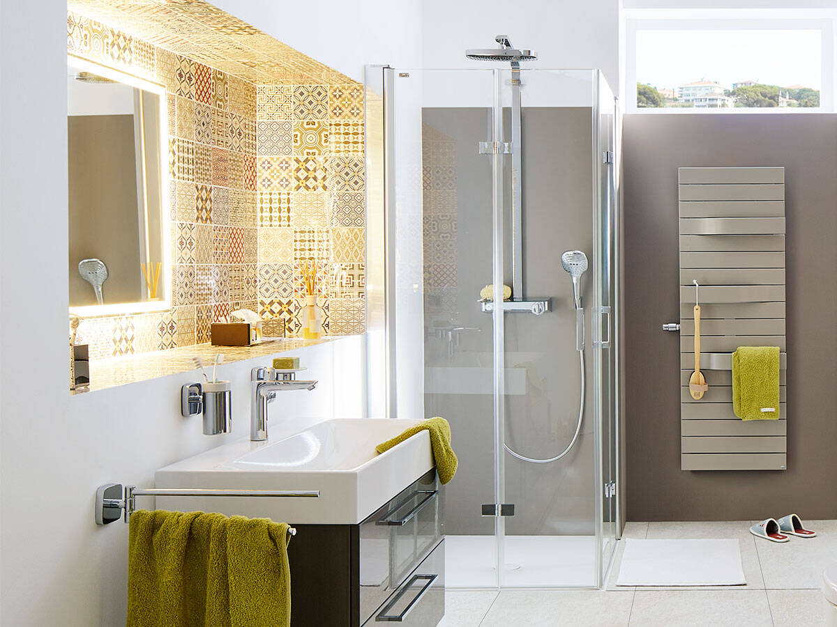 Folleto en línea: planificador de duchas de hansgrohe.