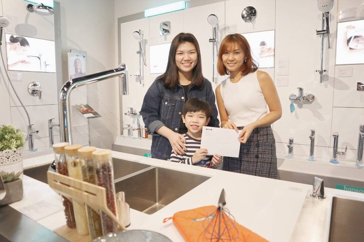 hansgrohe Shop and Win promotion - Top prize winner - Ms Fion Seah hansgrohe Shop and Win promotion - Top prize winner - Ms Fion Seah