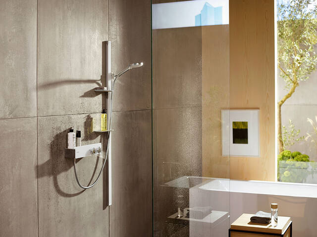 Barra de ducha Unica, la original de hansgrohe