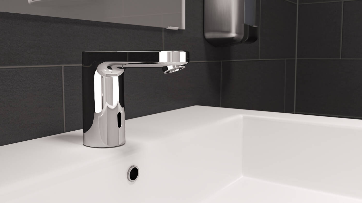 hansgrohe Mitigeurs de lavabo: Talis E, Mitigeur de lavabo 110 temporisé  avec réglage de température, N° article 71718000