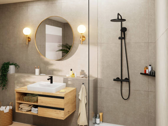 Waschbecken neben Dusche: Perfekte Badgestaltung für Komfort und Funktionalität () Waschbecken neben Dusche: Perfekte Badgestaltung für Komfort und Funktionalität