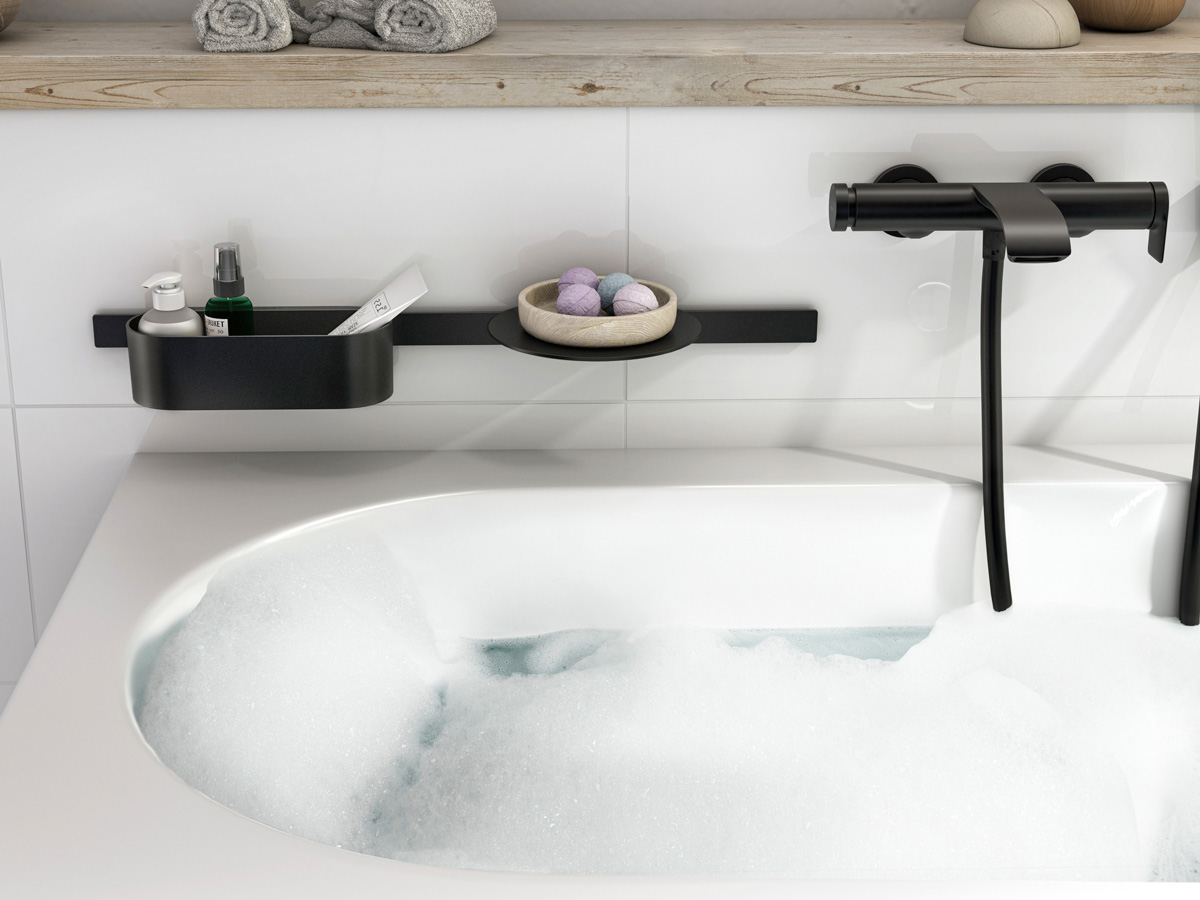 Amazon | Hansgrohe WallStoris モダンスキージー マット