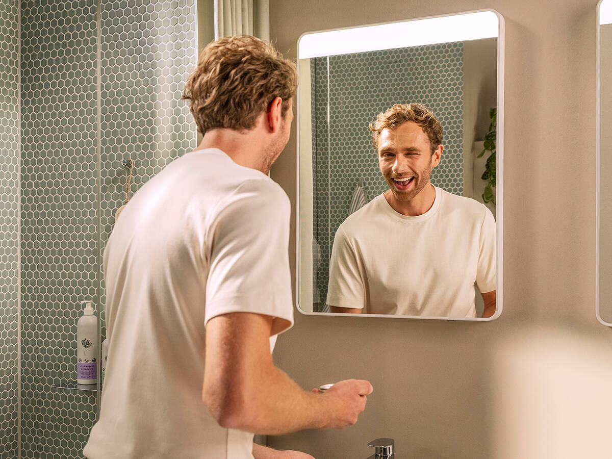 hansgrohe bathroom mirrors with lighting