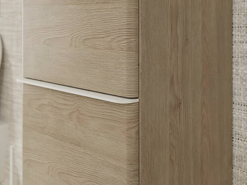 Handle of the Xelu Q tall cabinet.