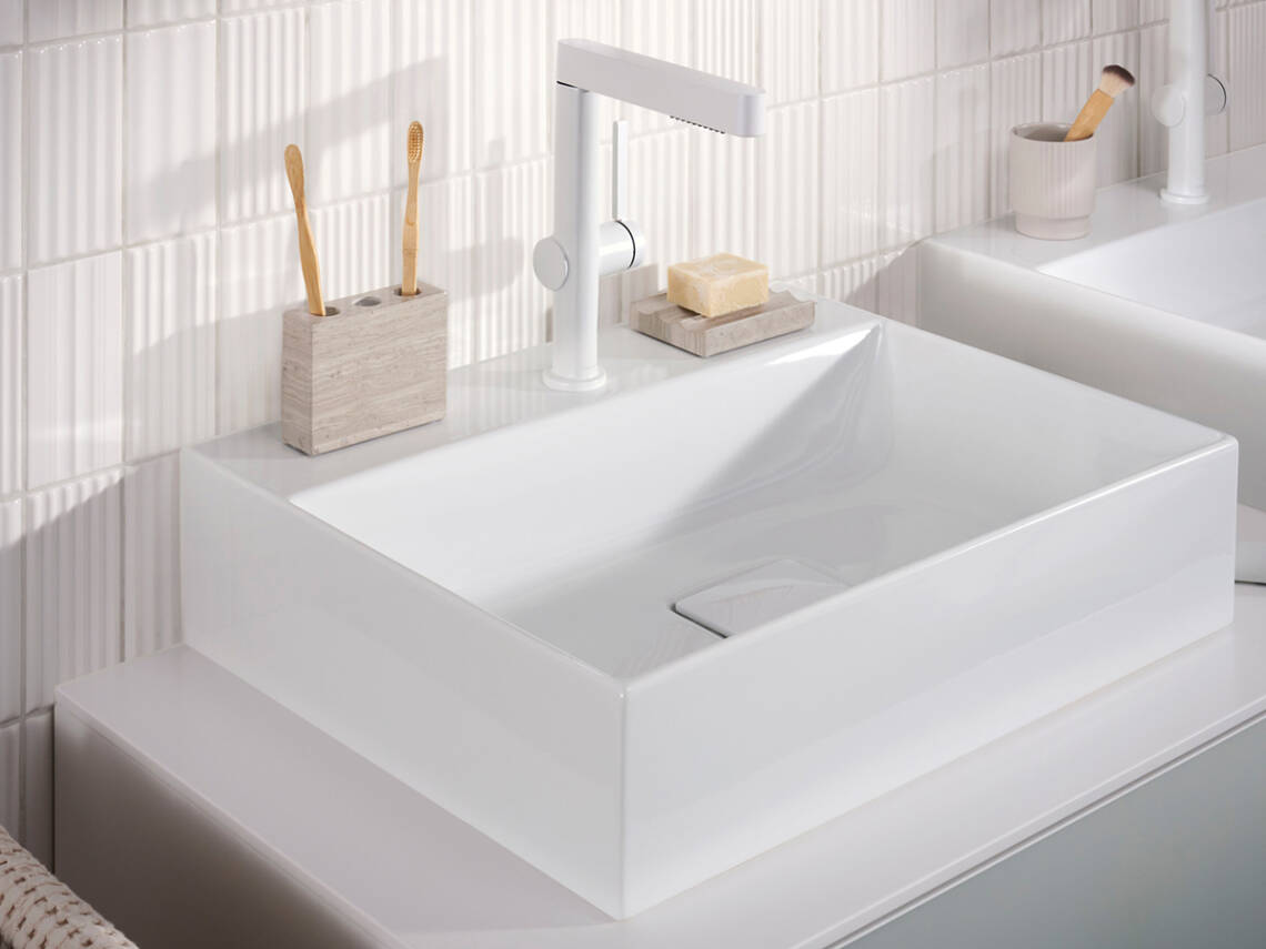 hansgrohe Möbel: Xevolos E, Waschtischunterschrank Mattweiß 340 