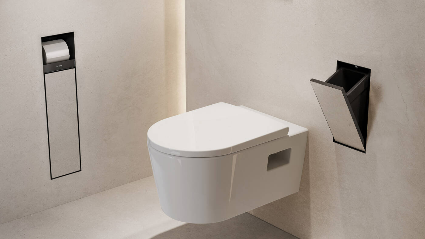 Open XtraStoris Rock built-in pedal bin.