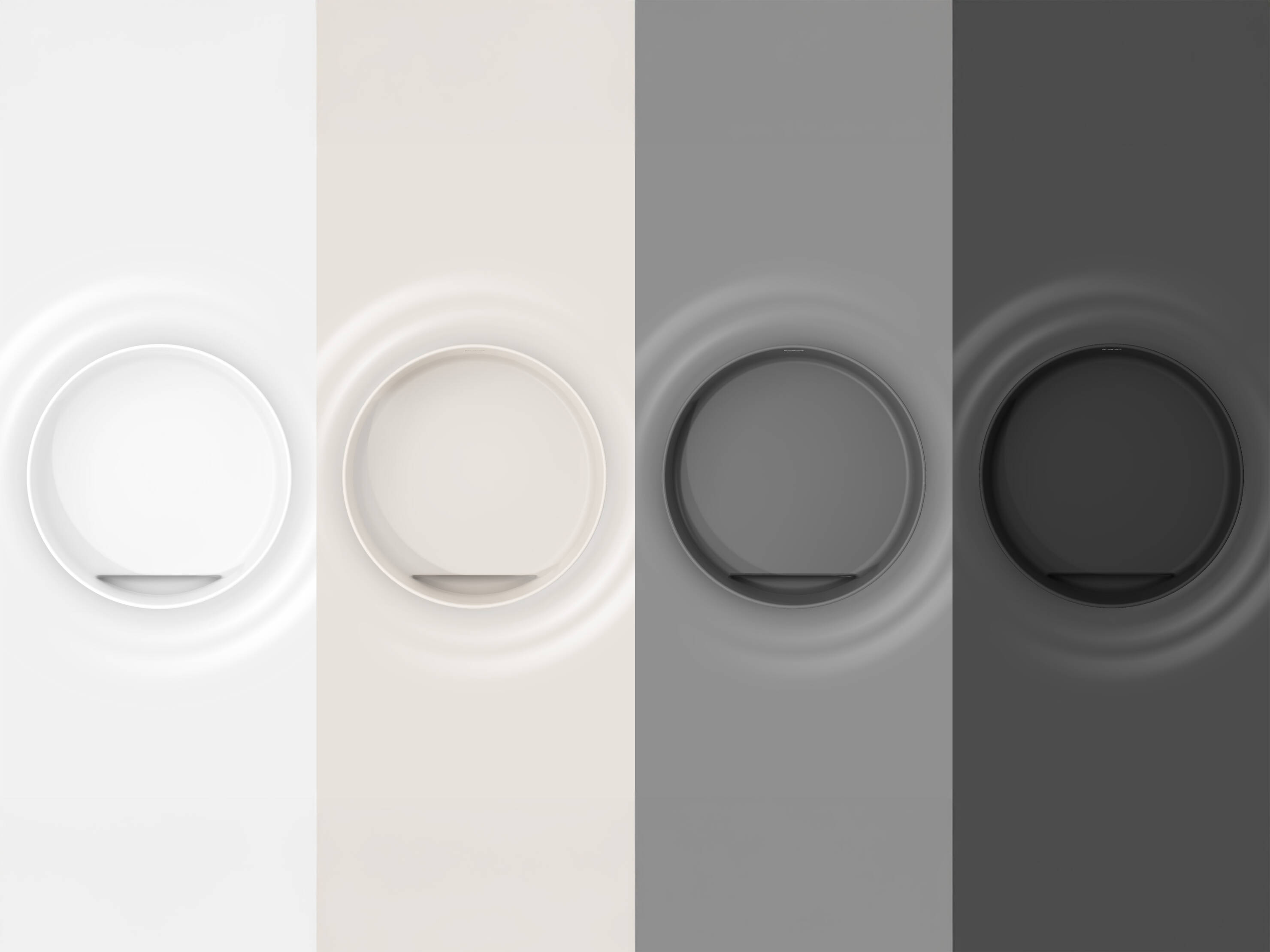 Verschillende kleuren bij hansgrohe wastafels. Verschillende kleuren bij hansgrohe wastafels.