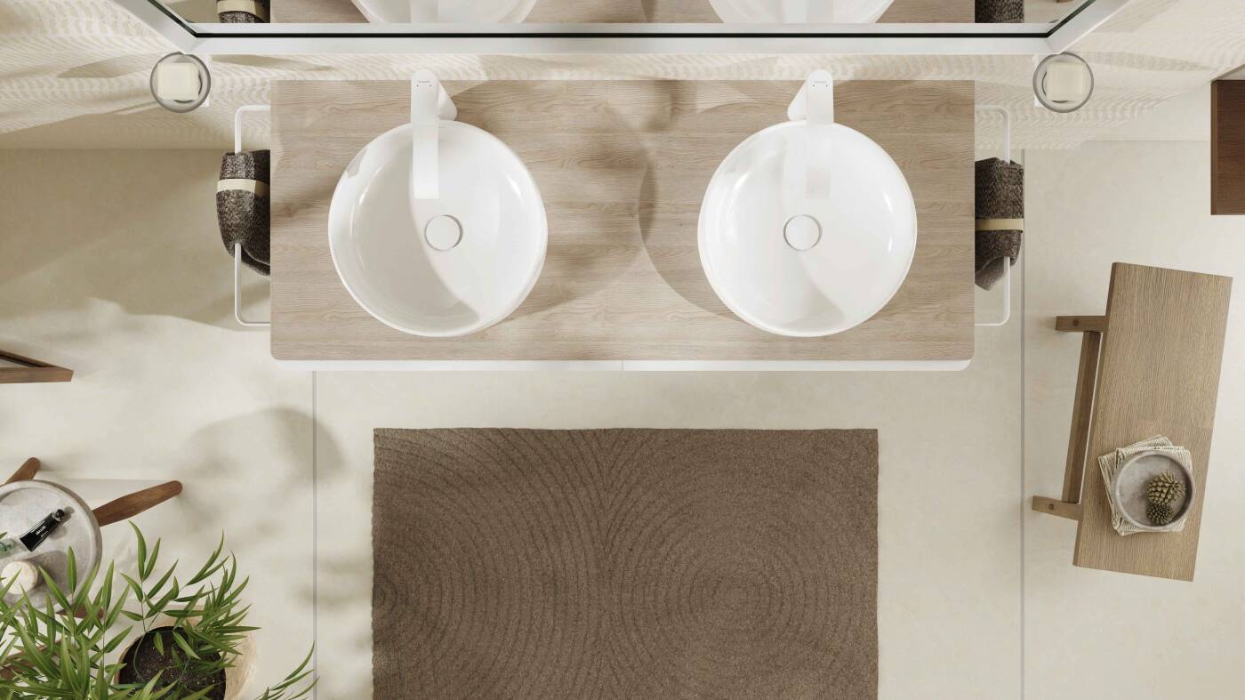 Geometrisk håndvaskdesign med Xuniva.