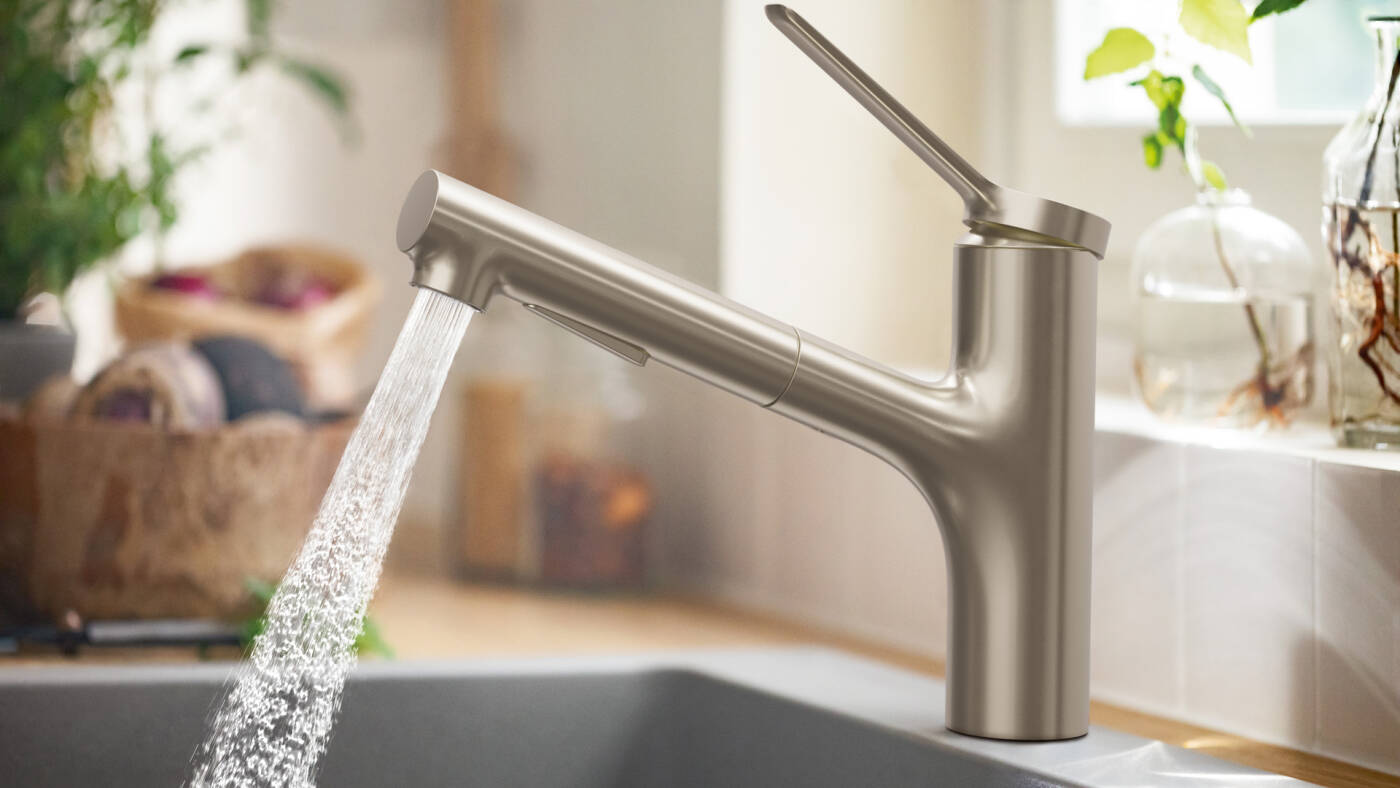 hansgrohe Mitigeurs de cuisine: Zesis M33, Mitigeur de cuisine 150 avec  douchette extractible 2 jets, N° article 74800000