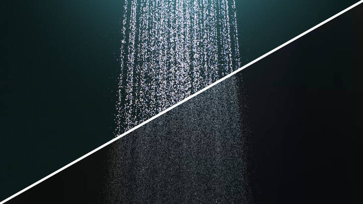 汉斯格雅 花洒组合: Raindance Alive 双星雨 S, 暗装套组 S 300 单速, 货号 24630007