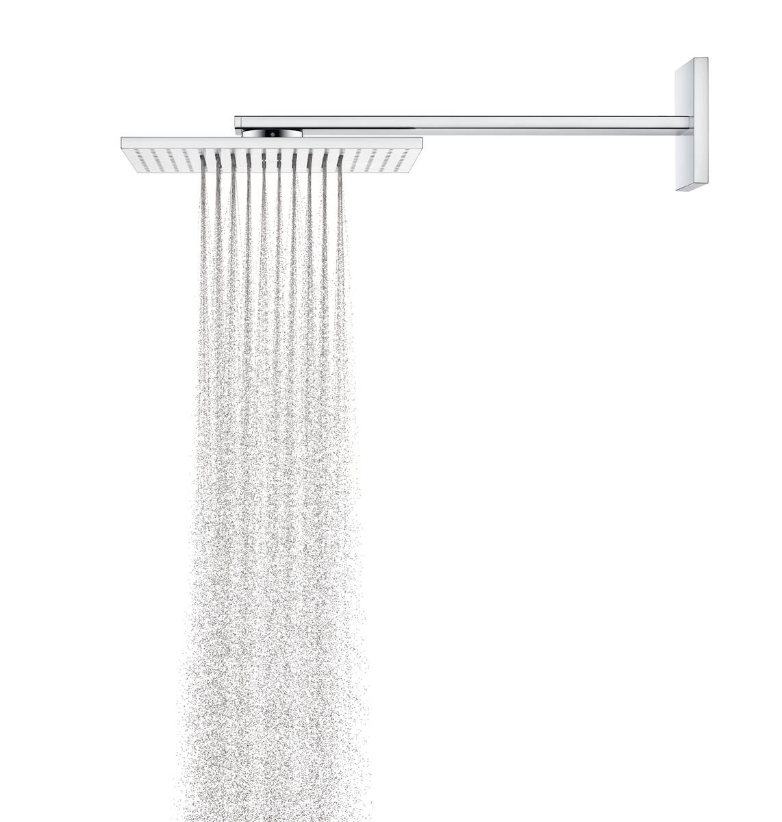 Close-Up: Kopfbrause 300/300 2jet mit Brausearm 4