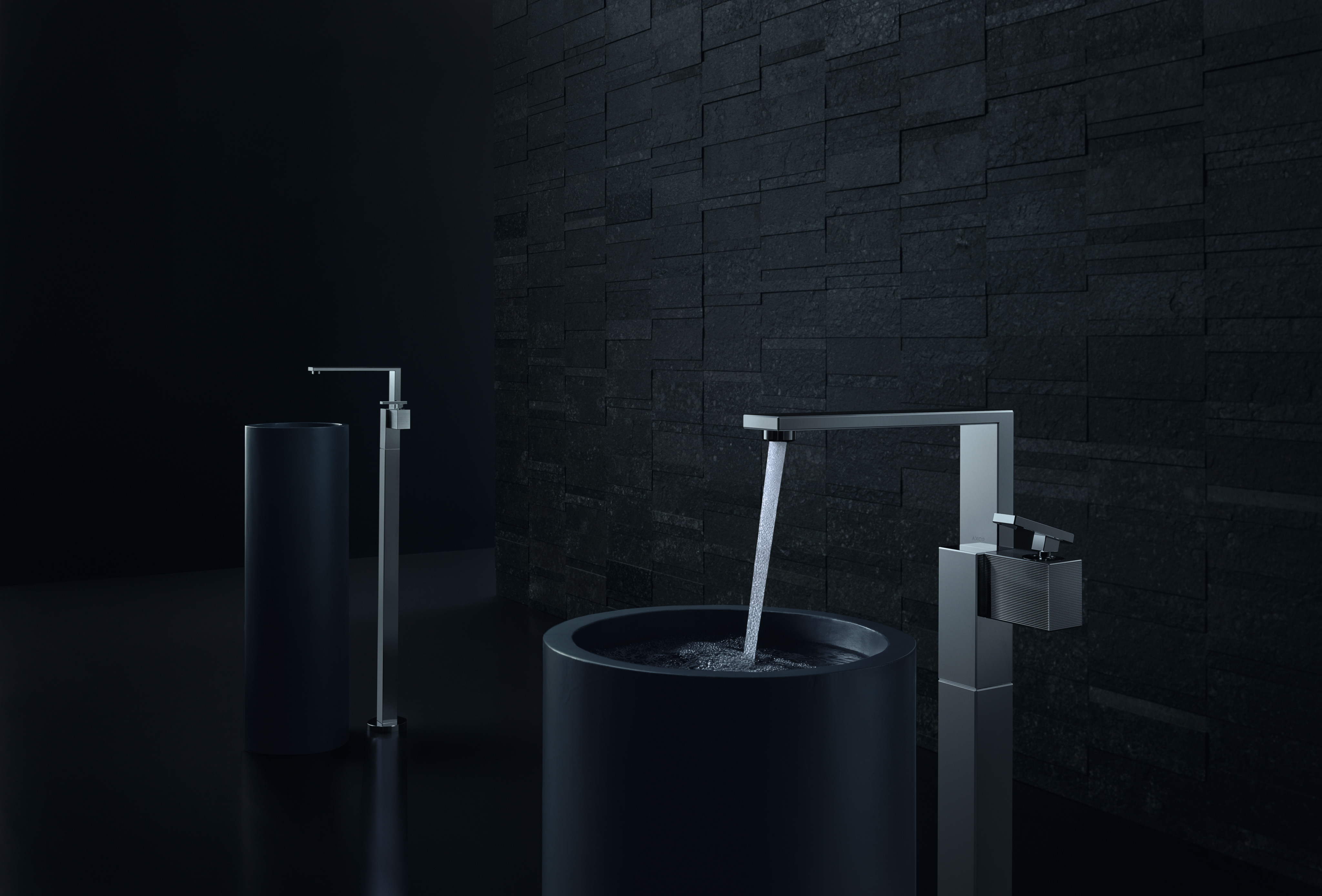 AXOR Washbasin mixers: AXOR Edge, Single lever basin mixer floor 