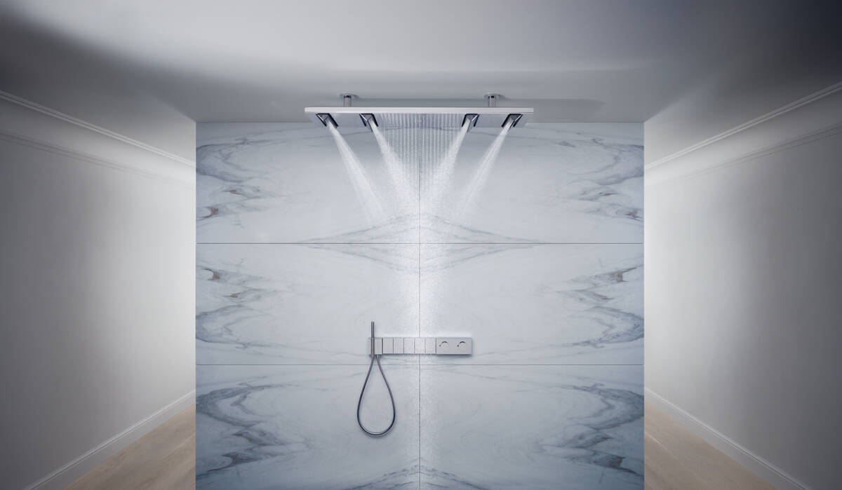 AXOR showers: AXOR ShowerSolutions, 4 spray modes, No. 10637000 | Hansgrohe Pro INT