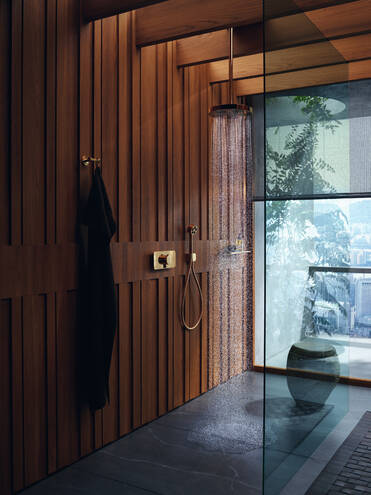 Close-up: Duschslang med metalleffekt 1 25 m