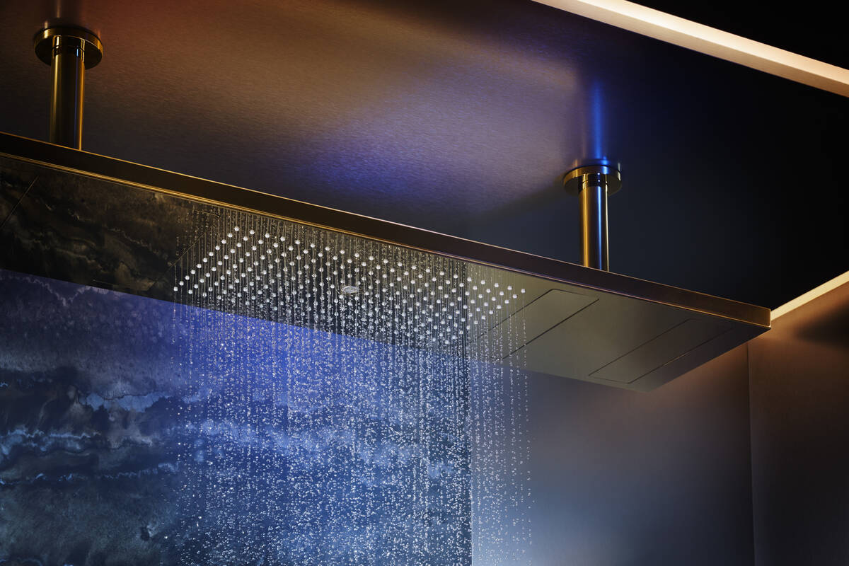 Close-Up: Extension set 230 mm for ceiling connector ShowerHeaven 1200/300 4jet 2