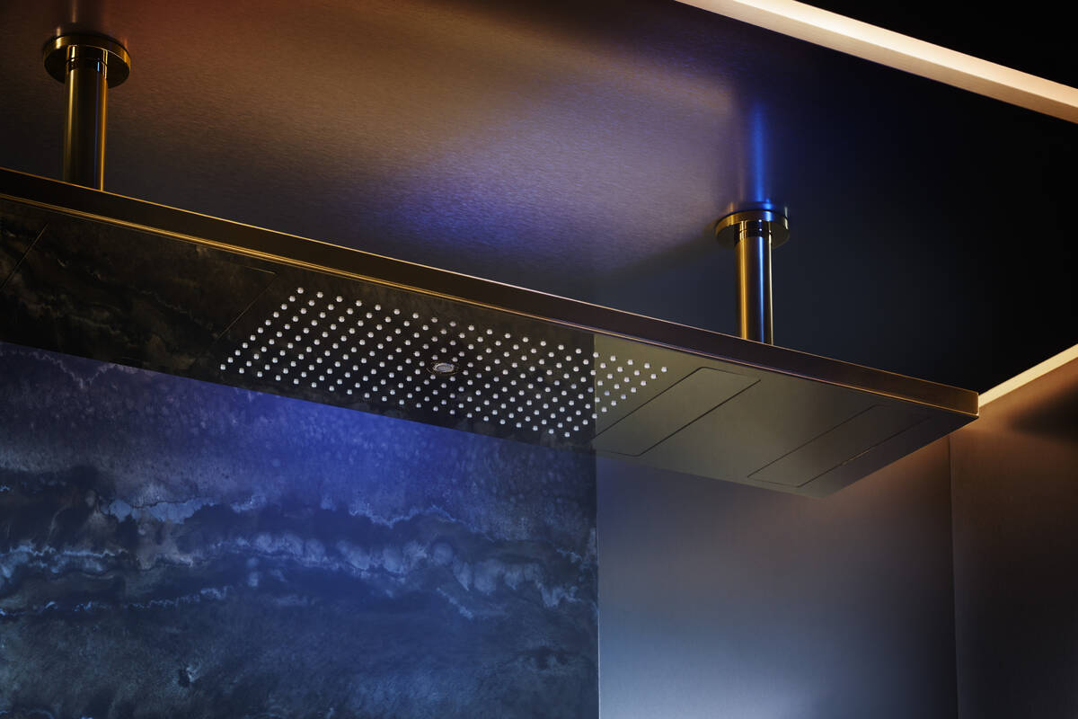 Close-Up: Extension set 230 mm for ceiling connector ShowerHeaven 1200/300 4jet 3
