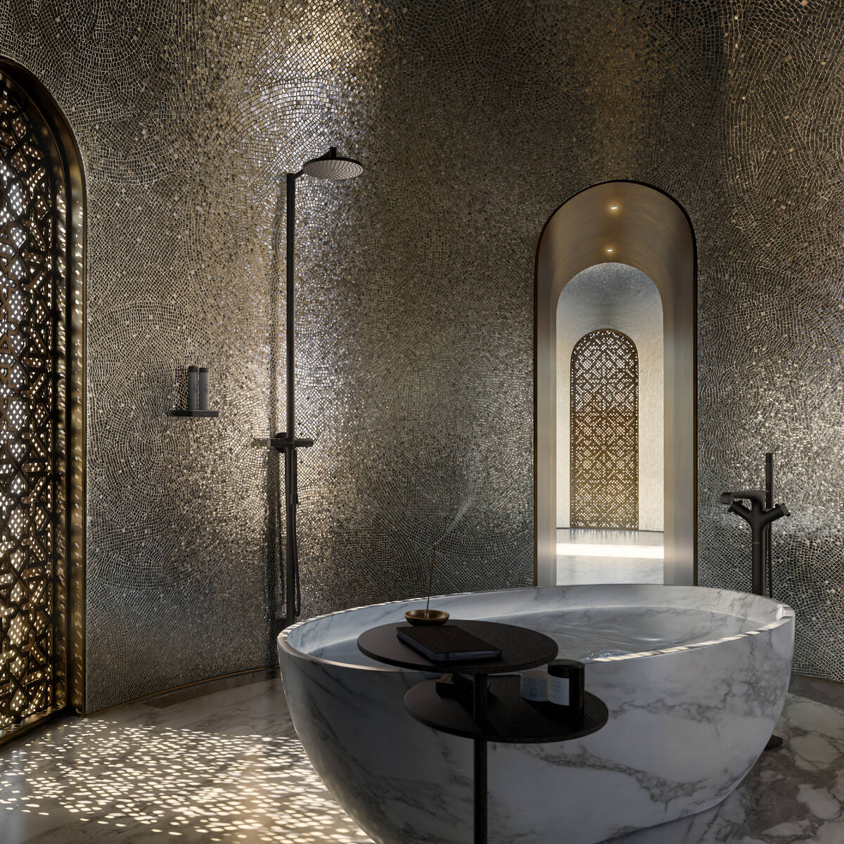 Close-Up: Bath thermostat floor-standing 5