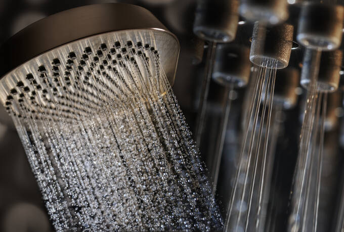 AXOR ShowerSphere Douche de tête 370/220 2 jets avec bras de douche réglable