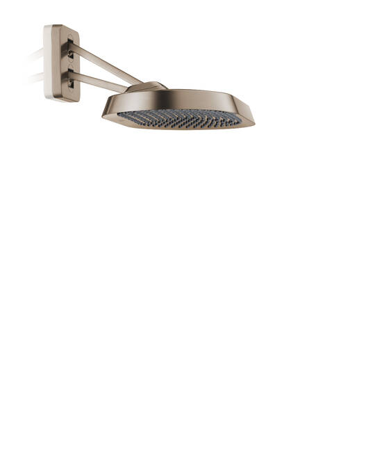 AXOR ShowerSphere Douche de tête 370/220 2jet EcoSmart avec bras de douche réglable