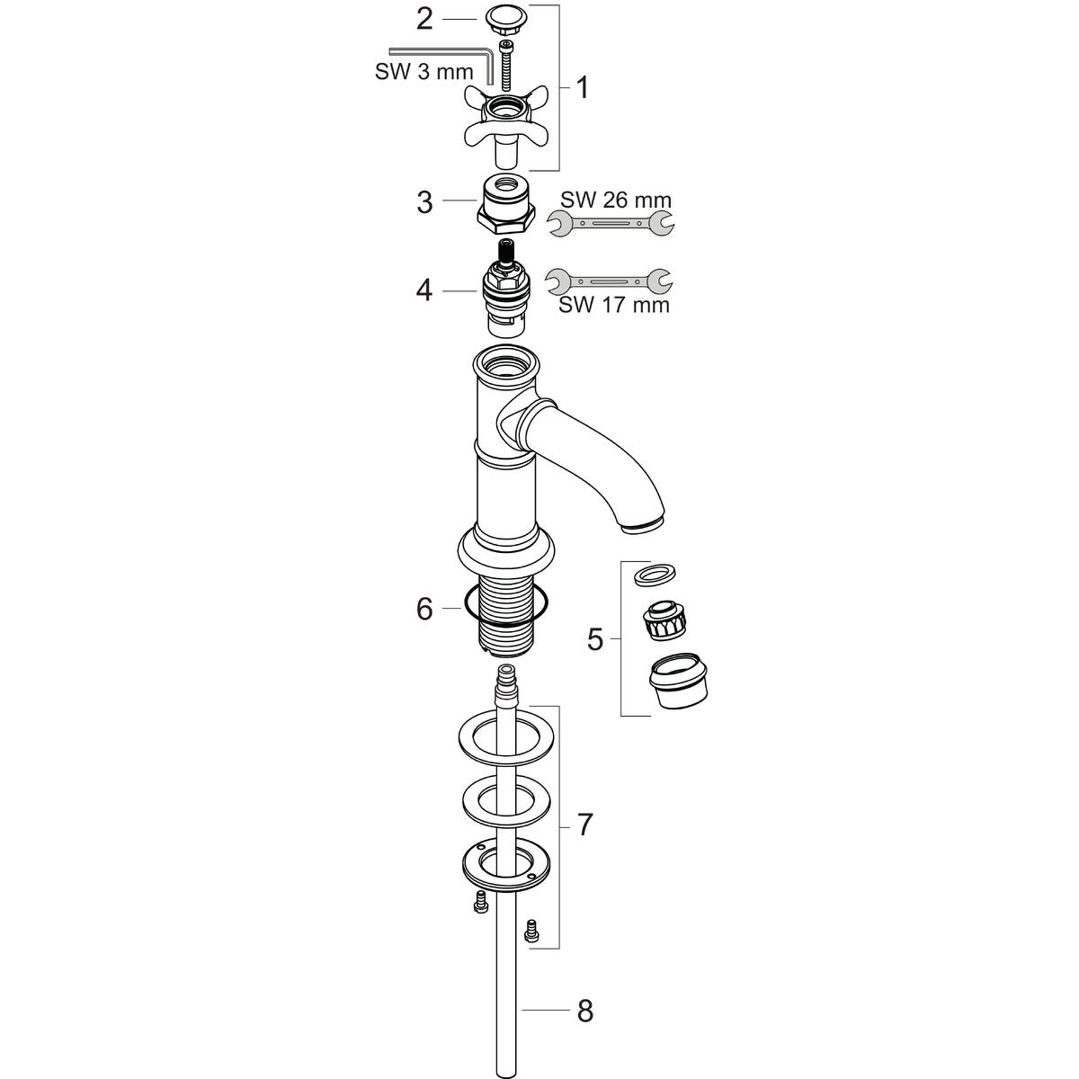 Spare parts for products 16530820