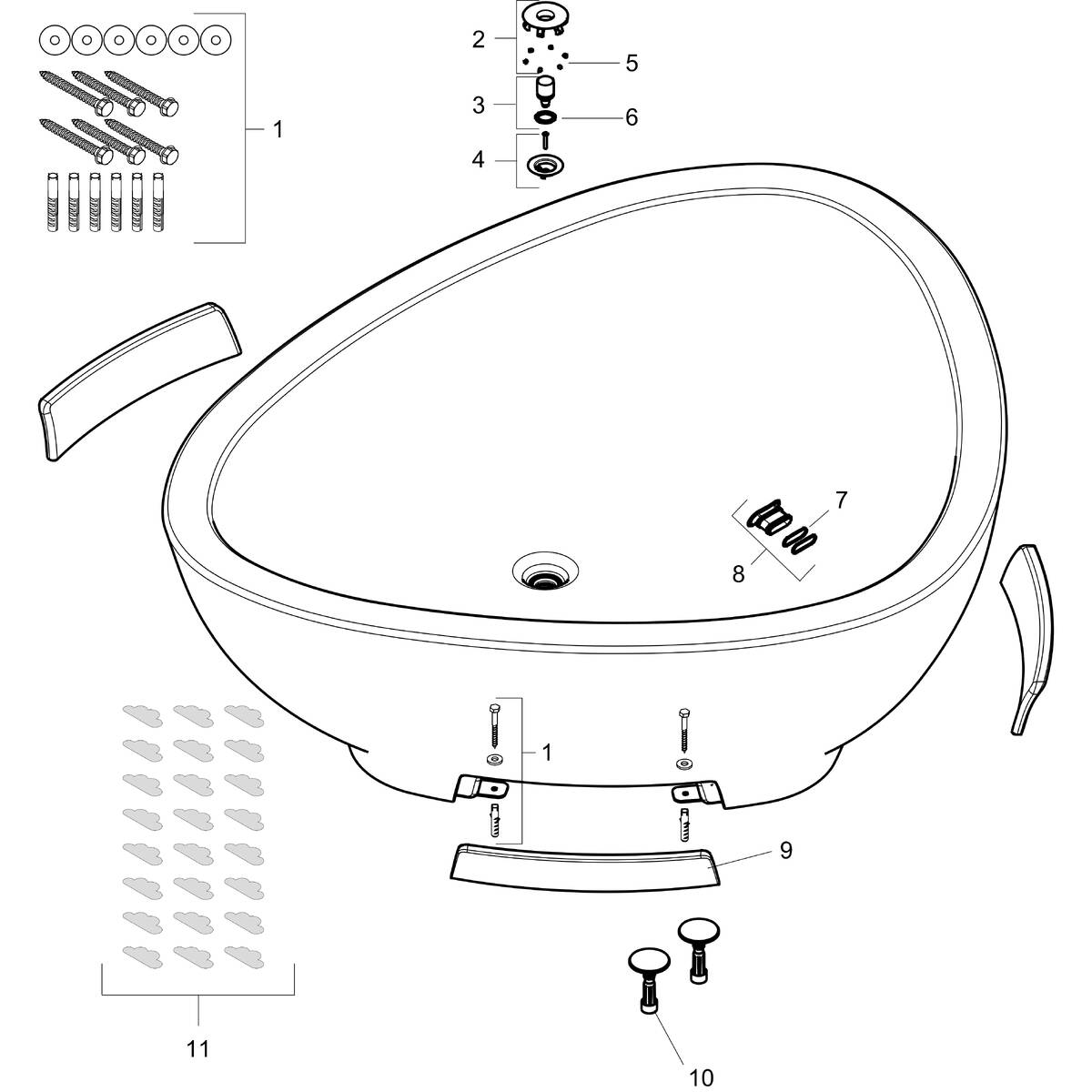 Spare parts for products 18950000