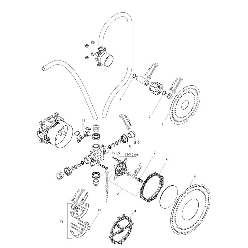 Spare parts for products 16180180