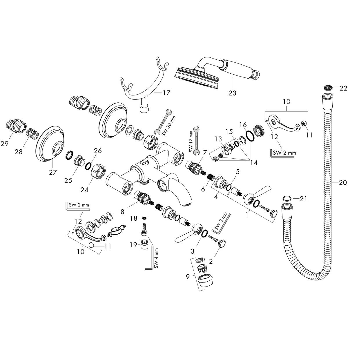 Spare parts for products 16551000